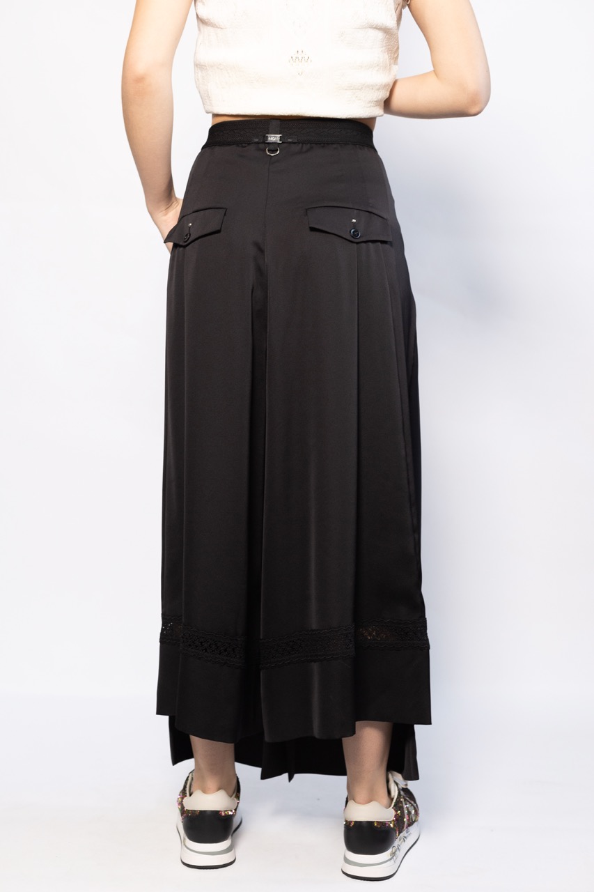 картинка Юбка-брюки HICH с кружевом от магазина Одежда+