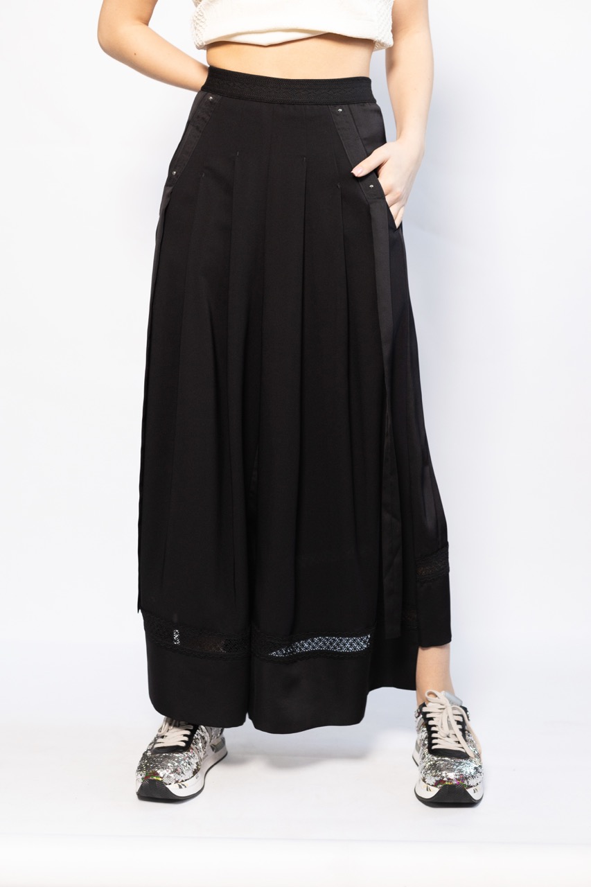 картинка Юбка-брюки HICH с кружевом от магазина Одежда+