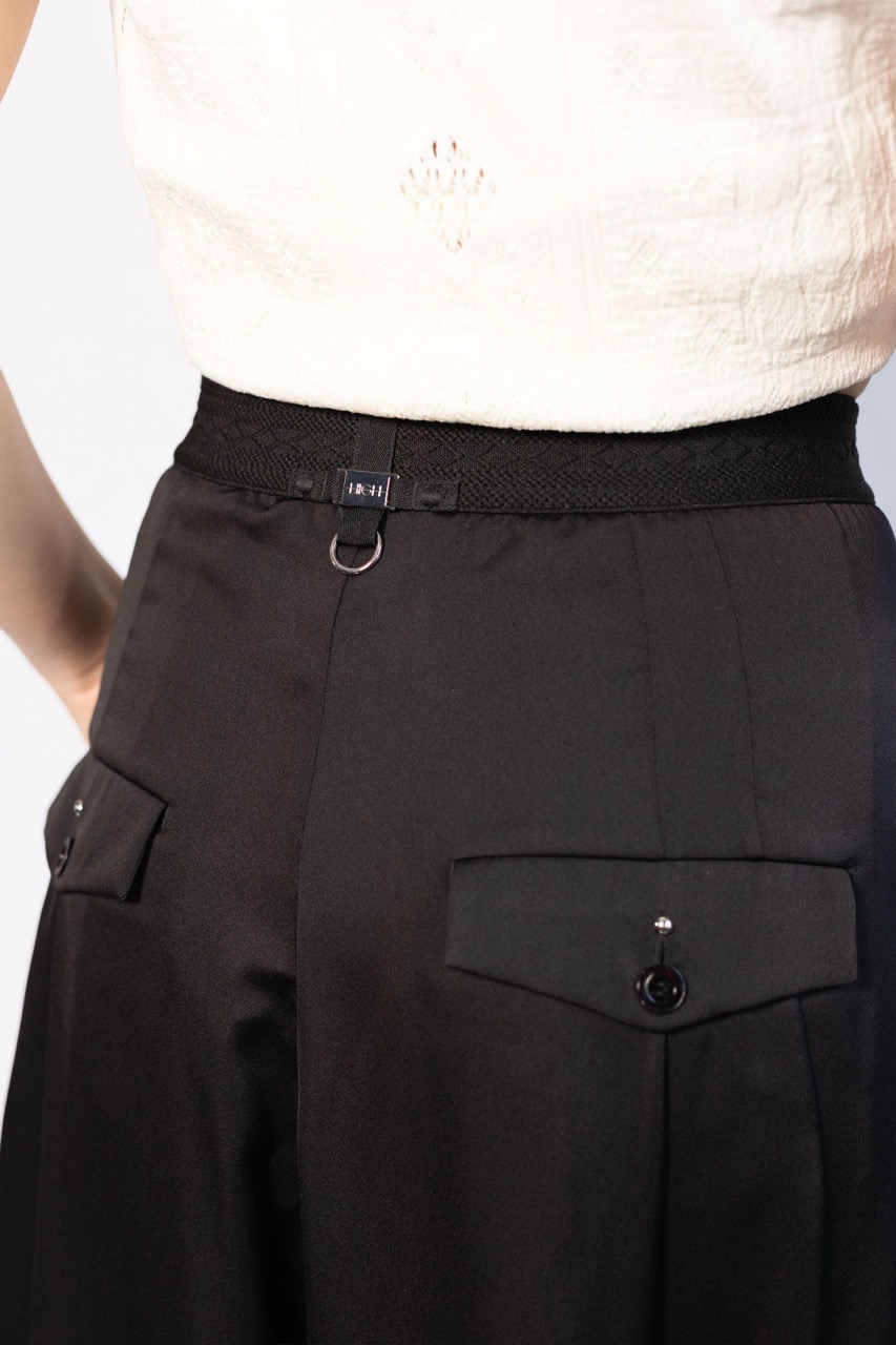 картинка Юбка-брюки HICH с кружевом от магазина Одежда+