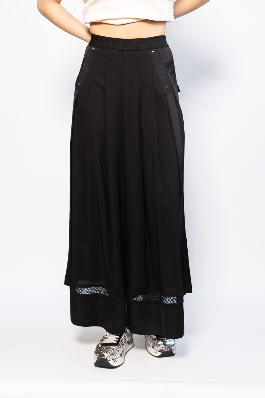 картинка Юбка-брюки HICH с кружевом от магазина Одежда+