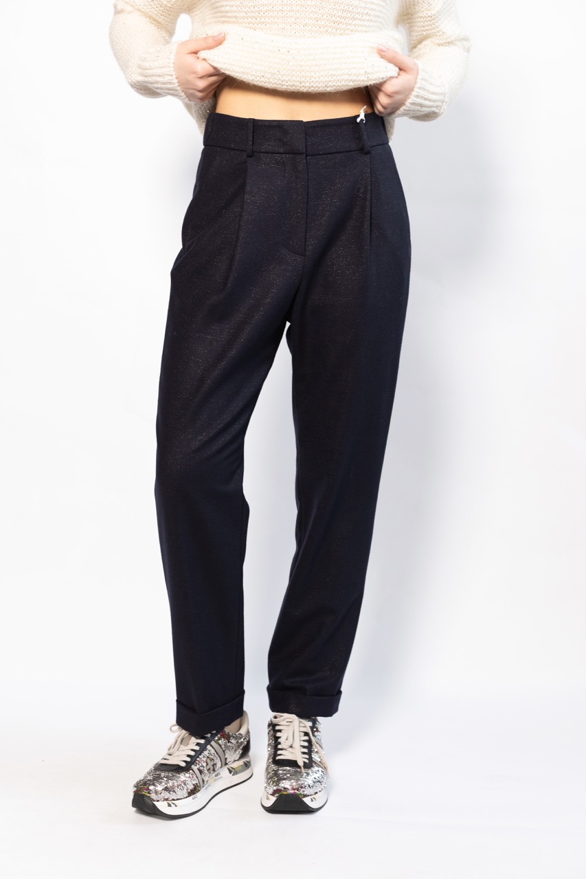 картинка Брюки PESERICO с отворотом от магазина Одежда+