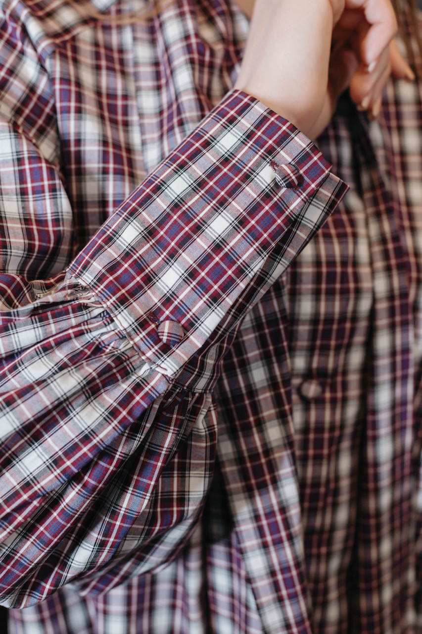 картинка Блуза MOTEL в клетку от магазина Одежда+